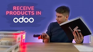 How to Receive goods in Odoo via barcode scanner.