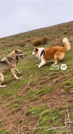 Shepherd dog saved sheep!