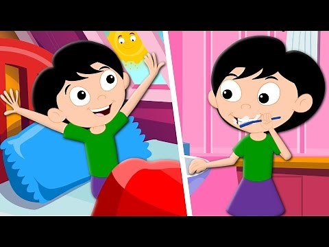 Kids TV Nursery Rhymes - Daily Routines Song | Morning Routines Song | Learn Baby Song kids tv