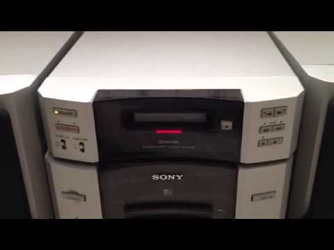 Sony cassette minidisc cd player HCD-MD15 TC-TX515
