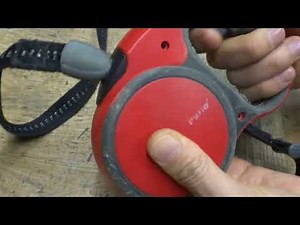 フレキシブルリード（伸縮リード）の巻取りが緩くなった時の直し方