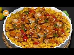 Easy Chicken Shashlik Macaroni/Pasta Recipe (Authentic & Delicious) by Samina Food Story