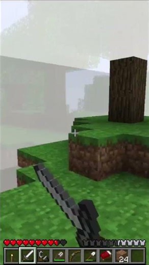 Minecraft Beta 1.7.3 timelapse pt. 14 Journey To 10K #shorts