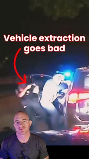 Brian Frias on Instagram: "Pulling a dangerous person from a vehicle will always be risky. There are many ways to make it happen. I think one of the best is to fill it with chemicals and let the fur missile have some fun. If you were in need of removing a high-risk person who is being passively resistant, ideally, you would do so while in control of both hands. I have seen many, many departments' approaches to this process. Each one can work, and each one can fail. I always ask a few "what if" q