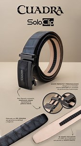 Tecnología que se siente. Sistema de broche clip que garantiza seguridad, comodidad y un ajuste exacto en todo momento. | Cuadra