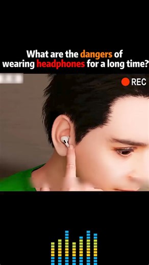 The Danger of Wearing Headphones for a long time #headphones #earrings #healthylifestyle #HeartHealth #viralreels #reelsvideo #trendingreels #reelsviral #reelsinstagram #fyp #reels #fy | Total Real Health