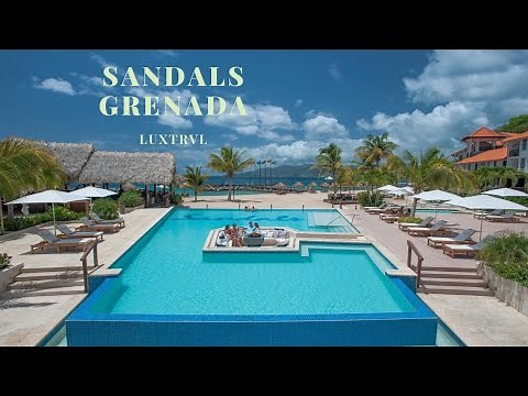 Sandals Grenada (LaSource) Review + Room Tours ( LOVE the Pink Gin Beach!!)