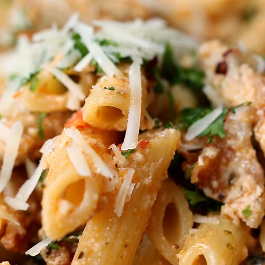 Creamy Chicken Penne Pasta Recipe by Tasty