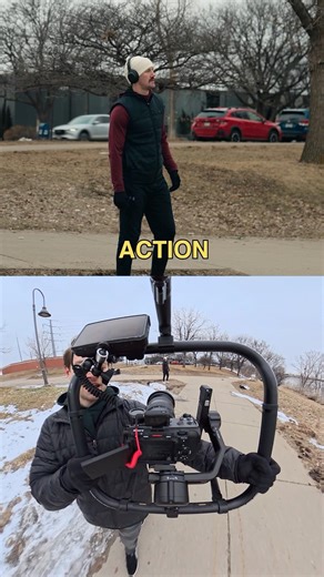 Tracking backwards with the ‪@DJI_Ronin‬ RS5 🎥