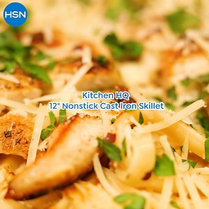 Meet your kitchen MVP! 🍳💫 This cast-iron skillet does it all with even heat and easy cleanup. | HSN