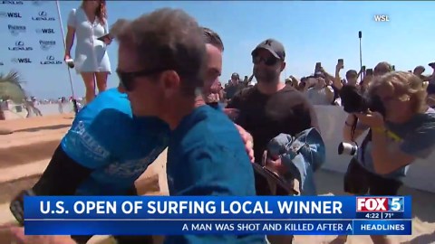 Encinitas native takes winning title at U.S. Open of Surfing