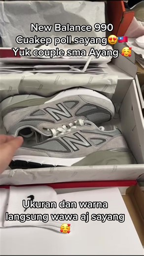 New Balance 990😍🇹🇼 #newbalance990 #nb #sepatutaiwan #bakulsepatu #sepatucouple