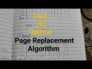 Page Replacement Algorithm|| FIFO, LRU & Optimal || Operating System