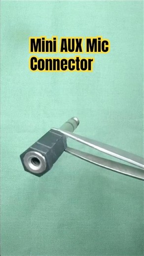 MINI AUX MIC CONNECTOR #shortsfeed #jack #trending