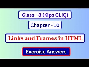 Class 8 Computer Lesson 10 Exercise Answer | Computer Class 8 Chapter 10 Question Answer | Kips Cliq