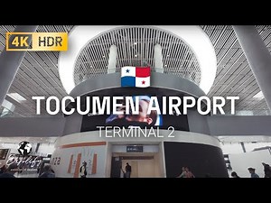 Walking Tocumen International Airport(PTY) - Terminal 2 - 🇵🇦Panama, Panama City [4K/HDR]