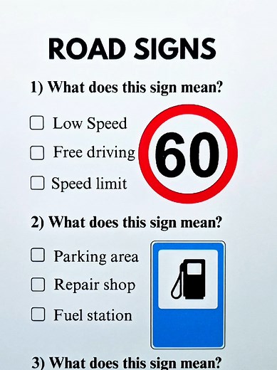 Test Your Knowledge: Can You Identify These Road Signs?
