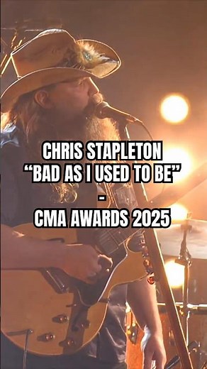 ain't nothing bad about this performance #CMAawards ‪@chrisstapleton‬