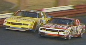 Earnhardt and Waltrip collide at Richmond in 1986