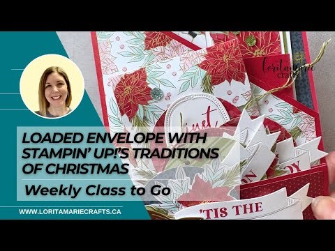 Loaded Christmas Envelope Tutorial with 5 Coordinating Projects Inside!