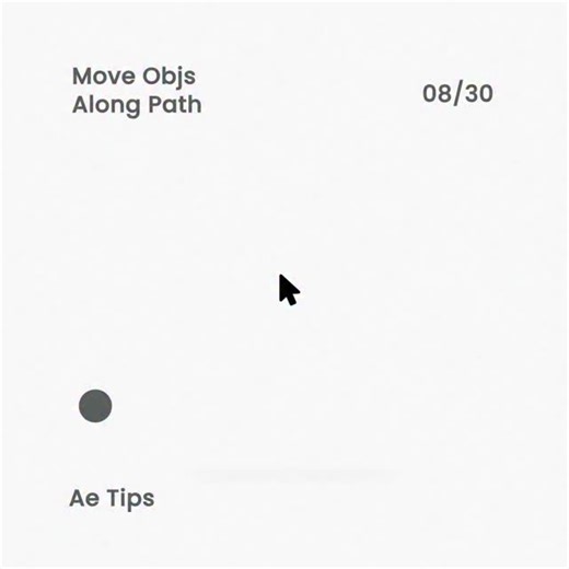 H ム S S ム N on Instagram: "Move Objects with Path ✨ Create smooth, precise motion by linking your objects to a custom path in After Effects. Simple technique pro-level results. Follow for more such videos😊 #videoediting #motiongraphics #trendingreels #edtinghacks #creativeprocess #aftereffect #editingtips"