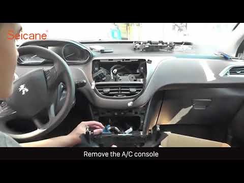 How to remove and upgrade your Peugeot 2008 Radio GPS Navi Bluetooth Car Stereo Installation Guide
