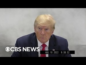 Exclusive: Video provides first look at Trump's deposition in New York fraud case