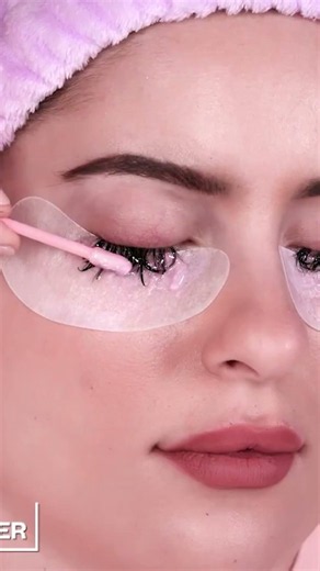 Removing Lash Extensions Is So Satisfying 😳 #lashes #satisfying