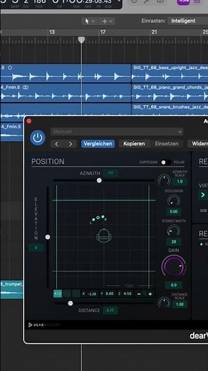 Jazz spatialization in dearVR PRO 2 #spatialaudio