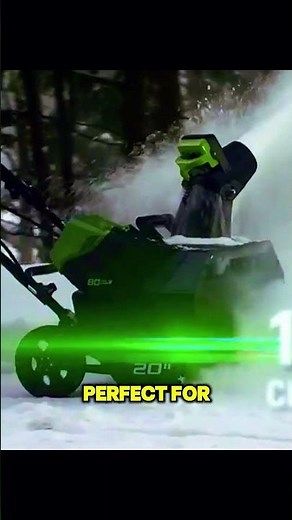 Greenworks 80-Volt Snow Blower – The Cordless Beast You Need This Winter! ❄️💪