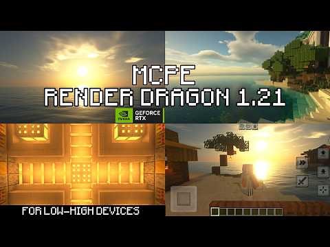 Ultra Realistic Shaders for Minecraft PE 1.21+ (Free, No Lag + Render Dragon | RTX-Like)