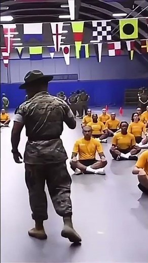 USMC Drill Instructors Conduct Basic Physical Training 🔥