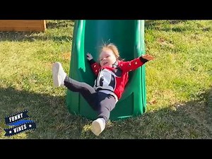 Funniest Kids & Babies SLIDE FAILS Compilation 😂 Try Not To Laugh - Funny Vines #viral #funnymoments