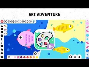 Art Adventure App 🎨👩‍🎨 Creative art studio for children