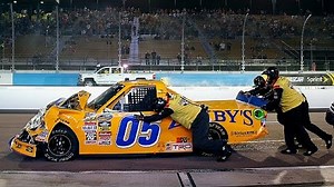 Trucks pile up at the start in Phoenix - NASCAR Truck Videos