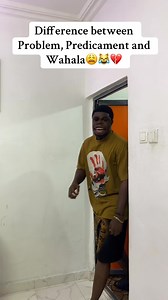 Difference between Problem,predicament and Wahala😂😂💔 #viral | Break Through
