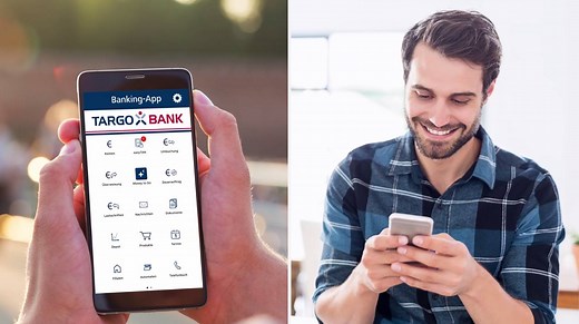 Die kostenlose Banking-App für Ihr mobiles Leben: Mit der TARGOBANK Banking-App erledigen Sie Ihre Bankgeschäfte wann und wo es für Sie am besten passt. Wie das funktioniert, erfahren sie hier: https://www.targobank.de/service/mobile-banking/index.html | TARGOBANK