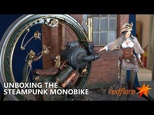 Steampunk Monobike Model Kit Unboxing