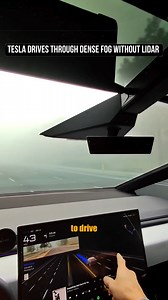In dense winter fog, where human eyes struggle and visibility drops, a Tesla continues driving smoothly using vision-only Full Self-Driving. No LiDAR. No radar. Just cameras, neural networks, and real-world learning. This clip shows why Tesla believes autonomy isn’t about adding more sensors — it’s about building smarter perception. The future of driving may already be here. #Tesla, #FSD, #AutonomousDriving, #SelfDrivingCars, #VisionOnly, #ElonMusk, #AI, #FutureOfMobility, #ElectricVehicles, #Te
