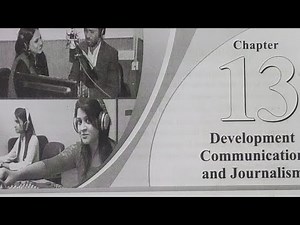 One shot !! Development, communication and journalism!! chapter 13!! class 12th!!Home science
