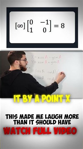 Rotation represented as matrix multiplication