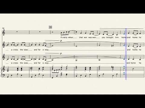 Big River - Jimmy Nail - arranged for SSA choir and piano
