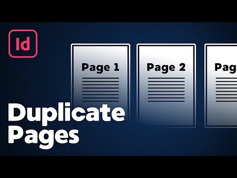 How to Duplicate Pages in InDesign
