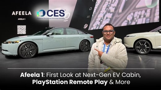 Inside Afeela 1 at CES 2026: Sony Honda Mobility's Next-Gen EV Cabin, PlayStation Remote Play & More | Ritesh Bendre