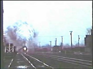 High speed steam locomotive 614T barnstorming St Albans WV