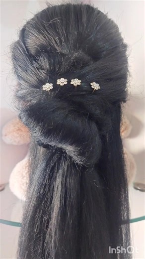 ''Open hairstyles tutorial for party'' #shorts #hairstyle #viralshorts