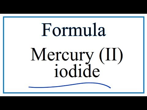 How to Write the Formula for Mercury (II) iodide