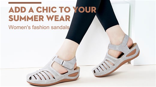 Watch Womens Wedges Shoes Comfortable Gladiator Platform Sandals on Amazon Live