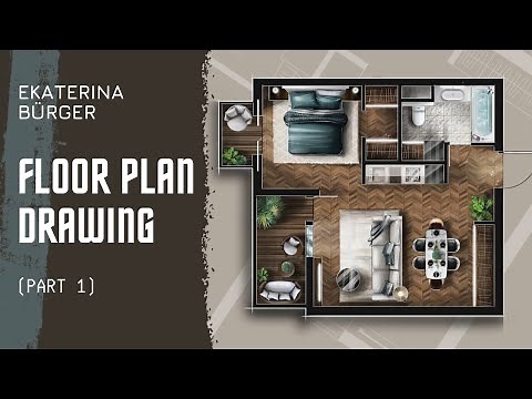 HOW TO DRAW A FLOOR PLAN in Procreate (Part 1)