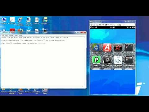 How to use your pc on your Iphone using TeamViewer